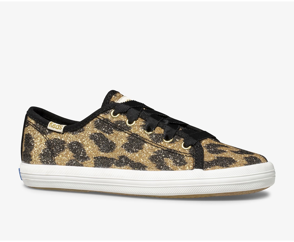 Keds Sneakers Leopard - Kate Spade new york Kickstart Glitter Leopard - Kids ECVHFK-069